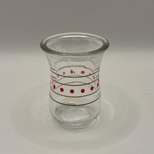 استكانات ابو نقطة أحمر 6 قطع حجم صغير (صيني)