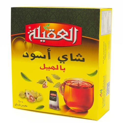 شاي العقيلة بالهيل خيط 100 كيس وارد الكويت