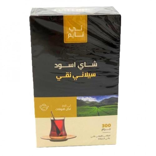 شاي اسود سيلاني من تي تايم 300جرام