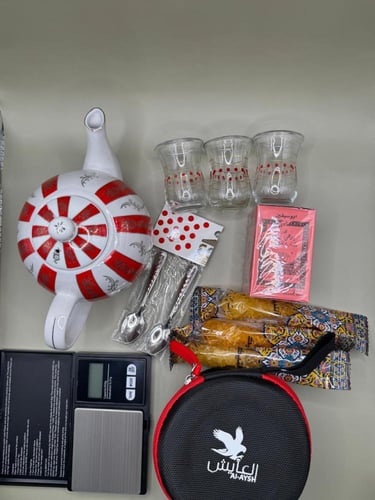 عزبة شاي صندوق حديد