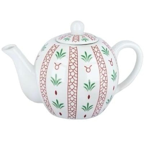 ابريق شاهي بورسلان نقشة كويتيه اشكال ومقاسات متنوع...