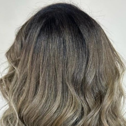 صبغة و خصل شعر قصير ٍ خفيف Short hair highlight