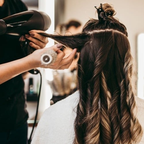 سشوار ويفي شعر طويل ثقيل Long wave Blow Dry