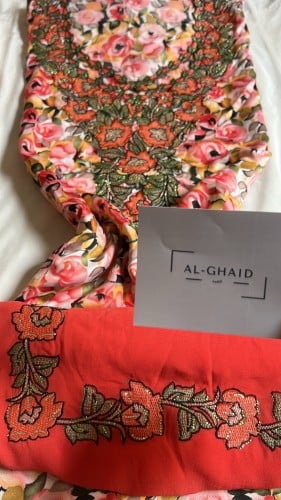 مخور قماش غير مفصل فخم مع طرحة