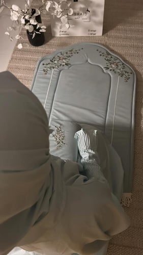 طقم السكينه سماوي مع مكسر