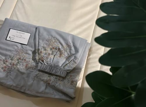 شرشف مرد ربط على جنب مطرز