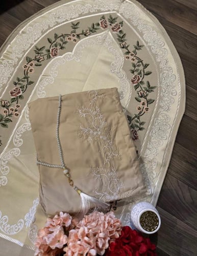 طقم صلاة تركي فخم بارد بالون متعدده