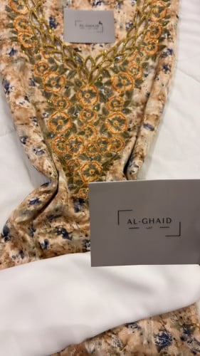 مخور حرير اندنوسي فخم مع طرحه غير جاهز