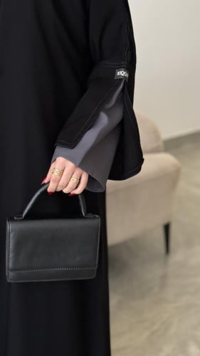 عباية غزل رمادي