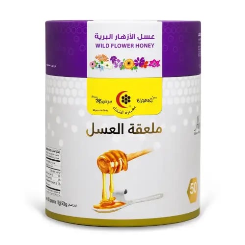 ملاعق عسل أزهار - 50 قطعة