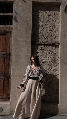Beige dress