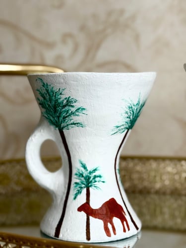 مبخرة يوم التأسيس ( اخضر فاتح )