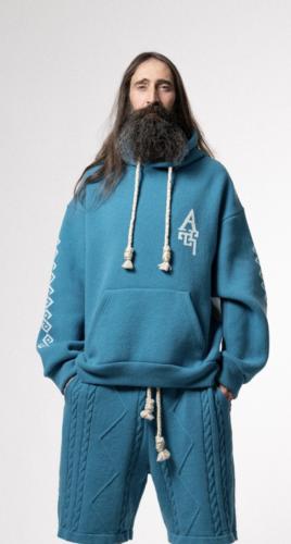 AHWW W101 ALMAKAN-HOODIE-OCEAN