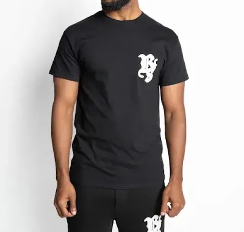 BMHX 120 CROCHET T-SHIRT-BLACK