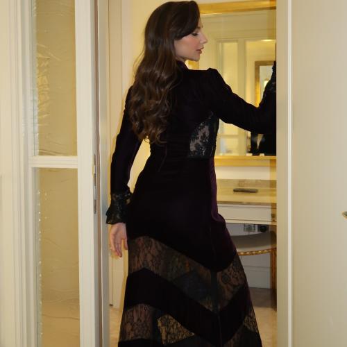 Violet dress