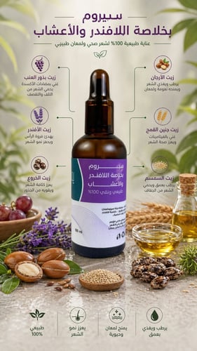 سيروم بخلاصة الافندر و الأعشاب 100 ml