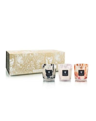 Trio candles Pearls MAX08 Black-White-Coral - 2202...