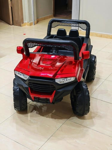 سيارة اطفال جيب كهربائية راكبين حجم كبير