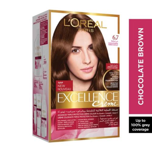 صبغه لوريال اكسلانس 6.7