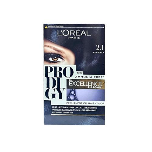 صبغة لوريال اسود رمادي 2.1