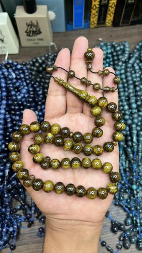 فاتوران تركي ( قصة ذروي ) اخضر زيتي معرق