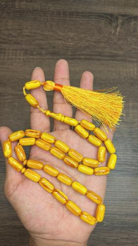 مسباح ساندلوس قصه صنوبريه اصفر معرق