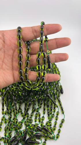 مسباح فاتوران اخضر فاتح شفاف تمليكه