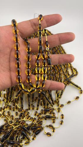 مسباح فاتوران عسلي شفاف تمليكه