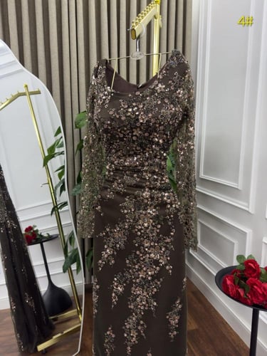 فستان تاج السهرة