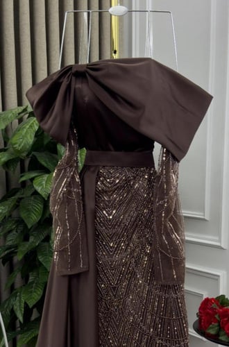 فستان قطرة العنبر