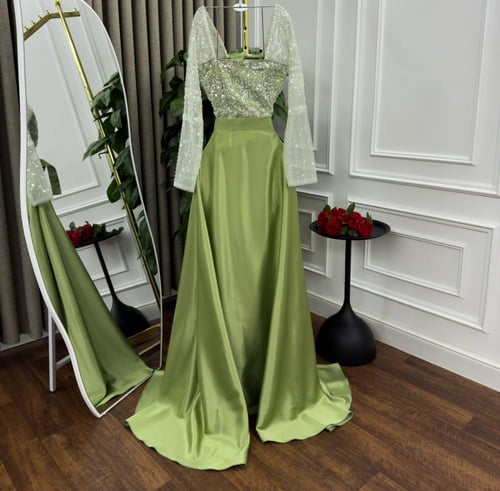 فستان جذور الريحان