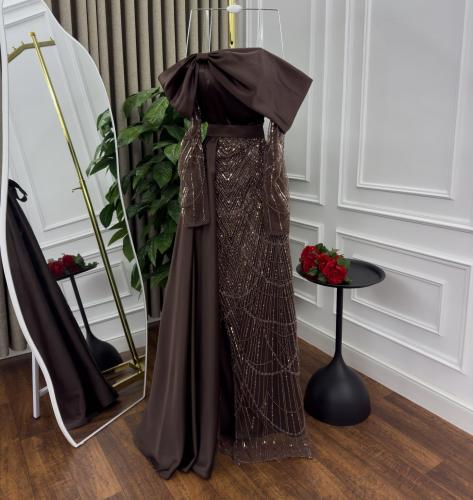 فستان قطرة العنبر