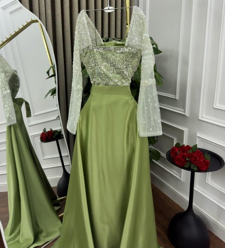 فستان جذور الريحان