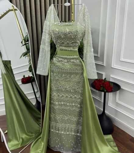 فستان جذور الريحان