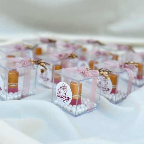 توزيعات عيد - توزيعات مسك نانو بعلبة اكريليك