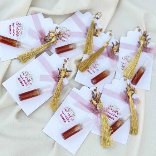 توزيعات العيد بالاسم - توزيعات عود بخاخ - 12 حبة