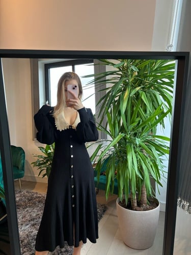 فستان ساندرو الكحلي