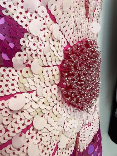 فستان بالترتر