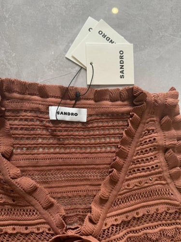 فستان ساندرو البني