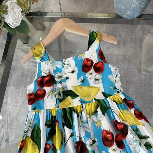 فستان دولتشي اند قبانا من القطن الطبيعي