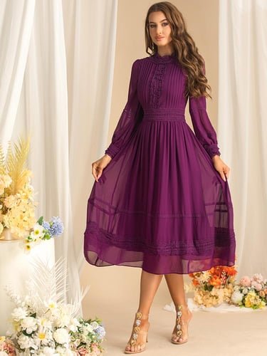 فستان ارجواني