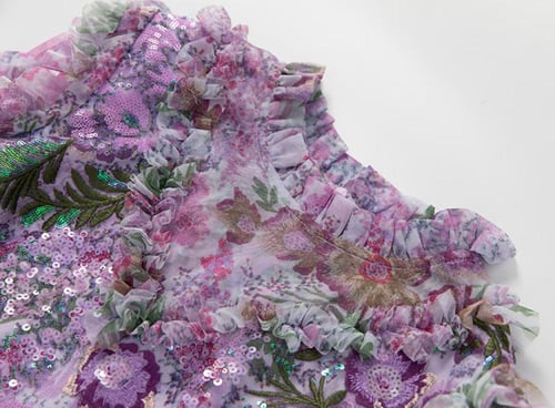 فستان سهرة ترتر