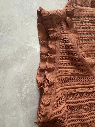 فستان ساندرو البني