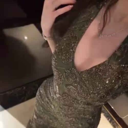 فستان سهرة توب تطريز خرز مع شال تل أنيق 0218