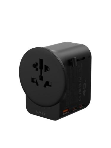 فيش السفر العالمي AUKEY GlobeMate بقوة 45 واط