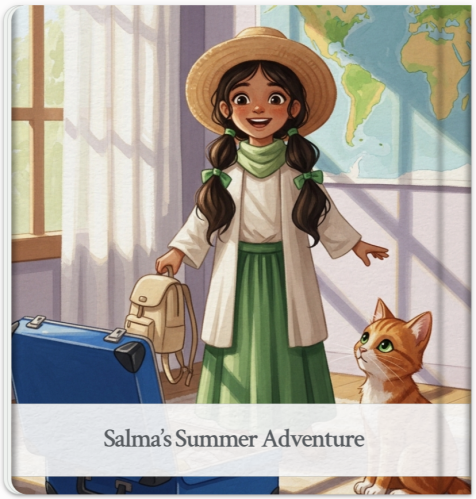 قصة Salma's Summer Adventure الرقمية