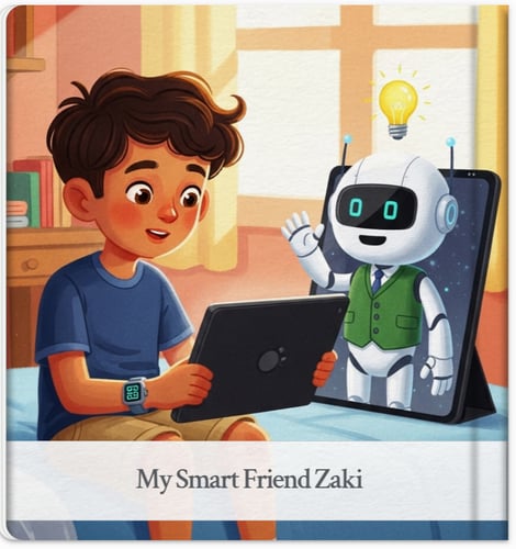 قصة My smart friend Zaki الرقمية