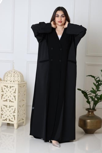 عباية بزنس كريب ملكي