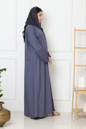 عباية ارجوان كريب ربع كلوش