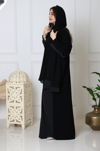 عباية بزنس كريب ملكي